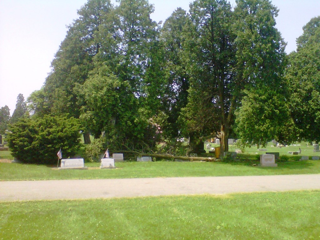 June 2011 Cemetery Storm Damage 2